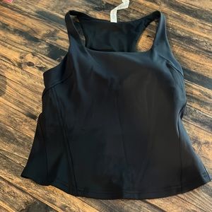 lululemon InStill tank top black size 8